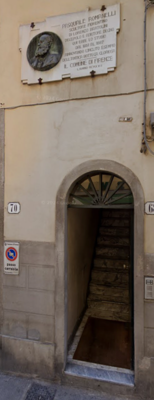Doorway and plaque